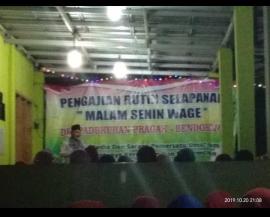 PENGAJIAN RUTIN SELAPANAN MALAM SENIN WAGE PADUKUHAN PRAGAK DAN BENDOREJO